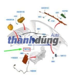 HỘP ĐIỀU KHIỂN TÚI KHÍ XE MAZDA 2 2015-2021 | D09H57K30A